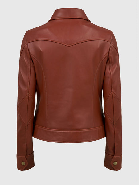 【再販なし】ORO Buffing leather piping blouson 再販なし】ORO Buffing leather piping blouson - メルカリ